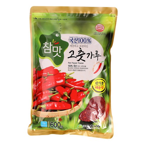 참맛 고춧가루, 600g, 1개