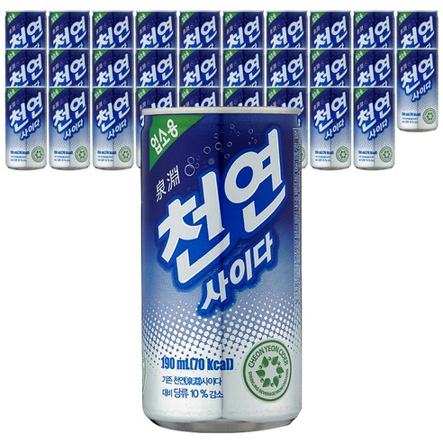 천연사이다, 190ml, 30개