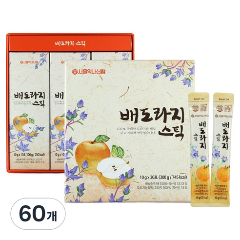 서울약사신협 배도라지 스틱, 10g, 60개