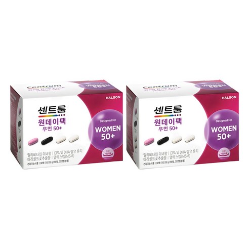 센트룸 원데이팩 우먼50+, 30회분, 2개