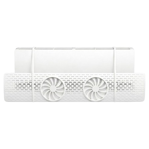 멀티팬 벽걸이 에어컨 바람막이 화이트