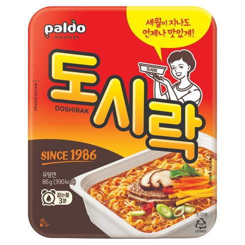 팔도도시락 컵라면 86g