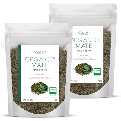 다비앙 유기농 마테차, 75g, 1개입, 2개