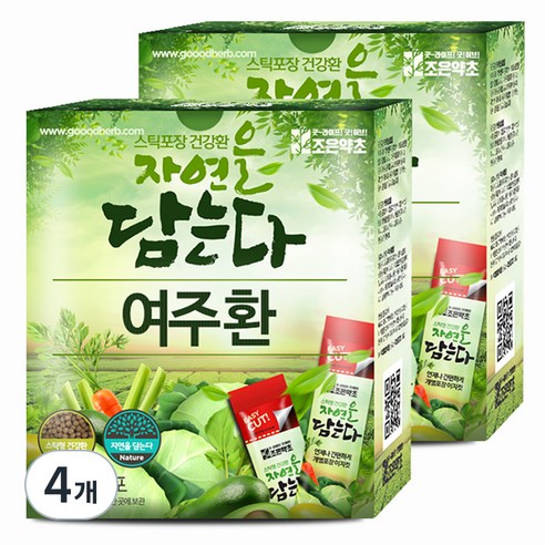 굿허브 조은약초 자연을 담는다 스틱형 여주환, 3g, 120개