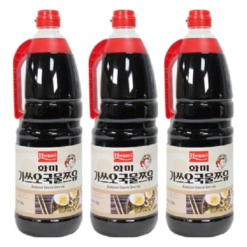 화미 가쓰오 국물 쯔유, 2kg, 3개