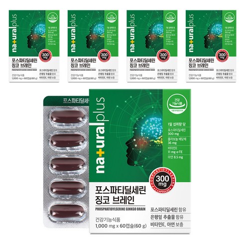 내츄럴플러스 포스파티딜세린 징코 브레인 60g