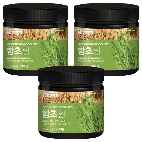 조은약초 프리미엄 함초환, 200g, 3개