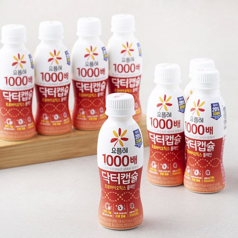 요플레 1000배 닥터캡슐 플레인
