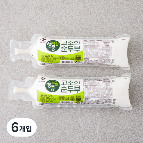 [로켓프레시] CJ제일제당 고소한 순두부, 350g, 6개입