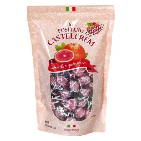 포지타노 카스텔크렘 모로 오렌지 캔디, 750g, 1개
