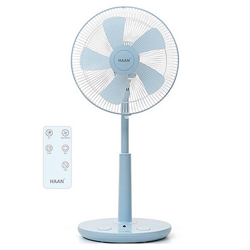 한경희생활과학 초미세풍 발터치 리모컨 컬러 선풍기 HAAN-HDC230