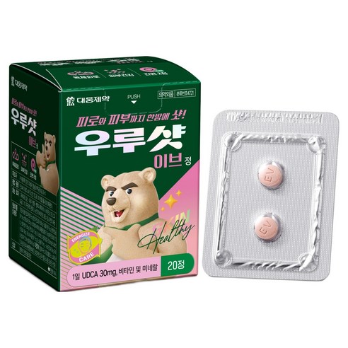 대웅제약 우루샷 이브, 20정, 1개