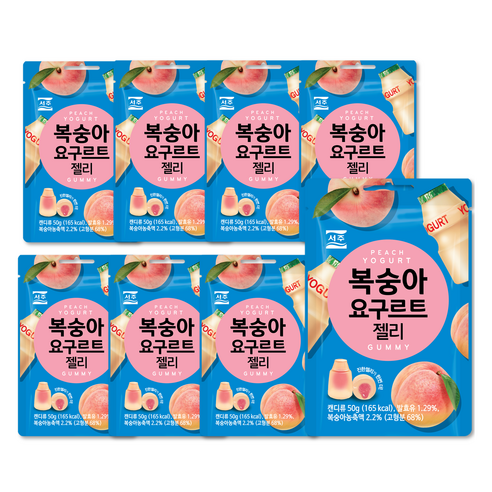 서주 복숭아 요구르트 젤리