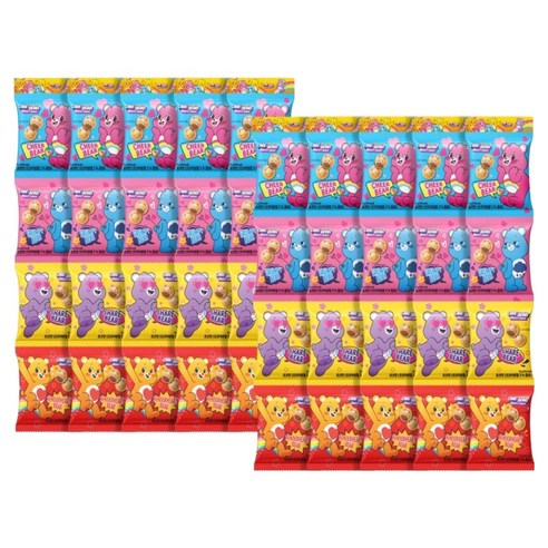 스낵스 케어베어 줄줄이 비스킷 4종 x 10p 세트, 600g, 1세트