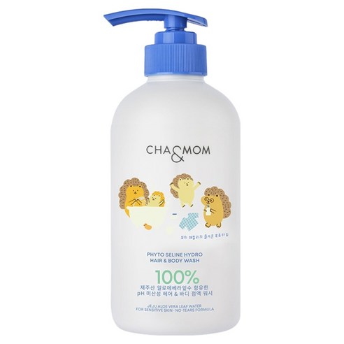 차앤맘 피토세린 하이드로 헤어 앤 바디 대용량 워시, 500ml, 1개