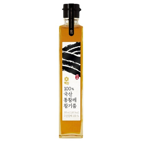 백설 국산 통참깨 참기름