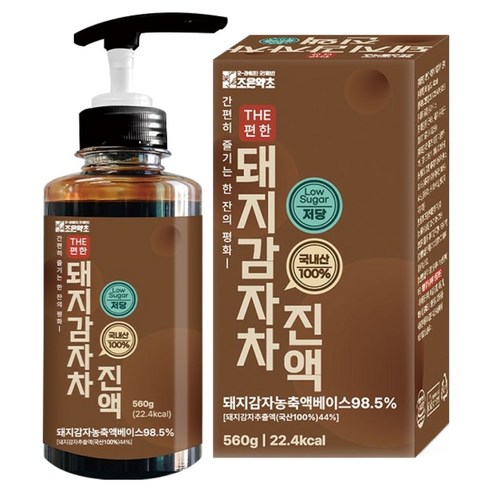 조은약초 더 편한 저당 돼지감자차 진액