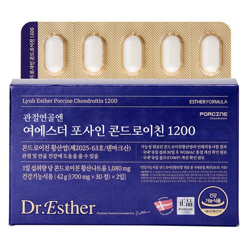 에스더포뮬러 관절연골엔 여에스더 포사인 콘드로이친 1200 42g