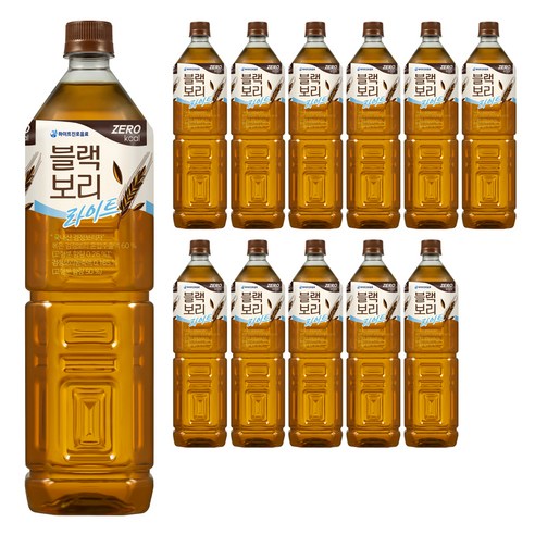 하이트진로 블랙보리 라이트 제로칼로리