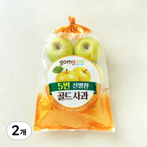 GAP 인증 곰곰 5번 선별한 못생겨도 맛있는 골드사과