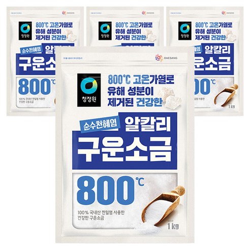 청정원 순수천혜염 알칼리 구운소금