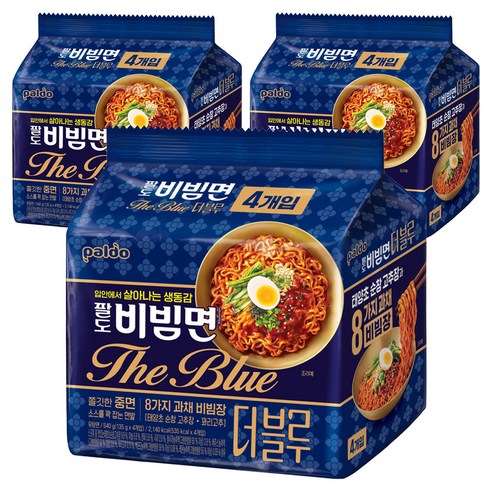 팔도비빔면 더블루 135g