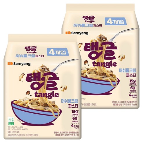 tangle 머쉬룸 크림파스타 105g
