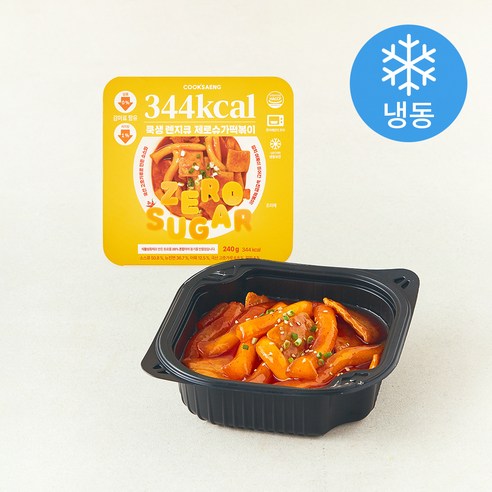 [로켓프레시] 쿡생 렌지큐 제로슈가 떡볶이 (냉동)