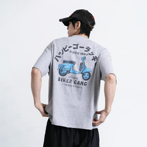 앨빈클로 남녀공용 THE BIKER 반팔 티셔츠 AST3614