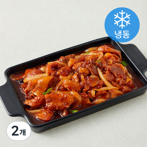 [로켓프레시] 고급진 더 맛있는 삼겹살 제육볶음 4개입 (냉동)