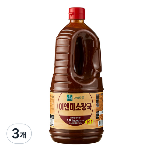 이엔푸드 미소장국, 1.8L, 3개