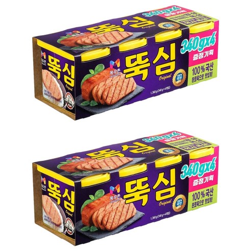 목우촌 뚝심 햄 통조림