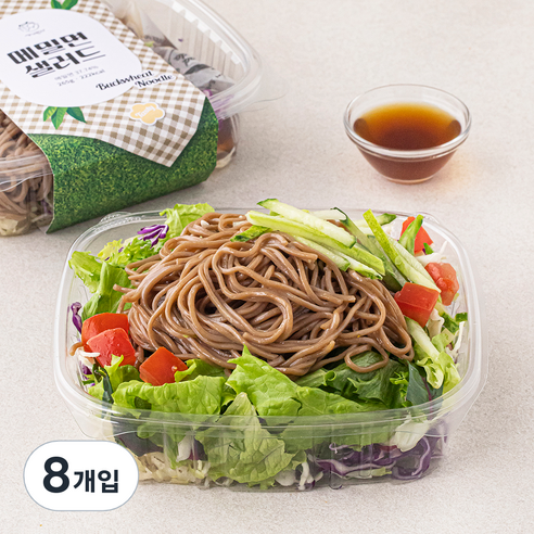 [로켓프레시] 세끼판다 메밀면 샐러드, 265g, 8개입