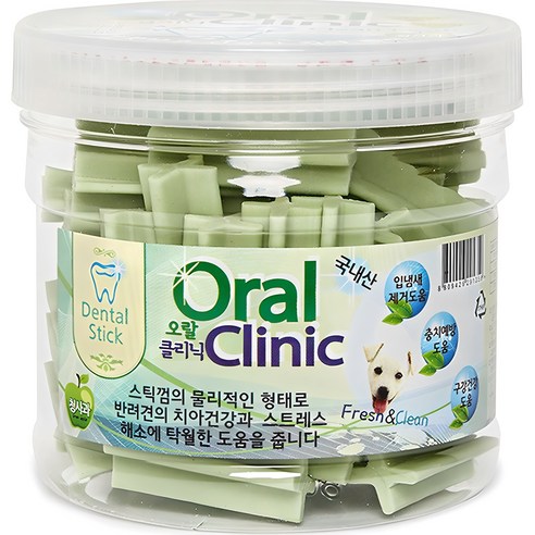 강아지 오랄클리닉 덴탈 스틱 껌 300g