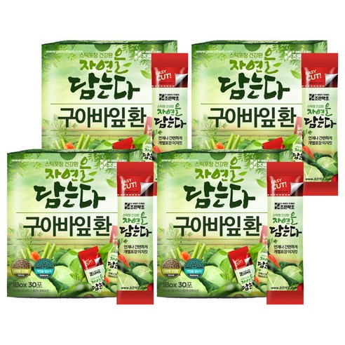 조은약초 자연을 담는다 프리미엄 구아바잎환 스틱, 90g, 4개