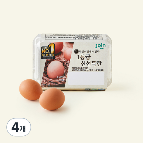 [로켓프레시] 조인 무항생제 인증 1등급 특란 360g