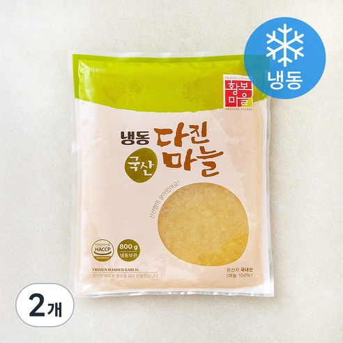 [로켓프레시] 황보마을 국내산 다진마늘 (냉동)