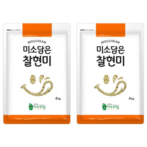 미소담은 찰현미, 4kg, 2개