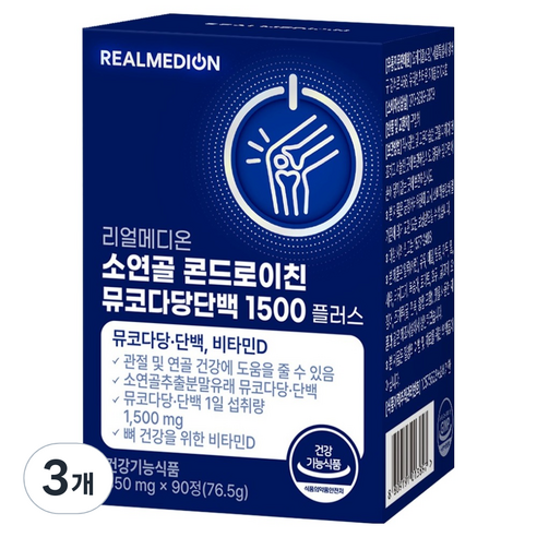 리얼메디온 소연골 콘드로이친 뮤코다당단백 1500 플러스 76.5g