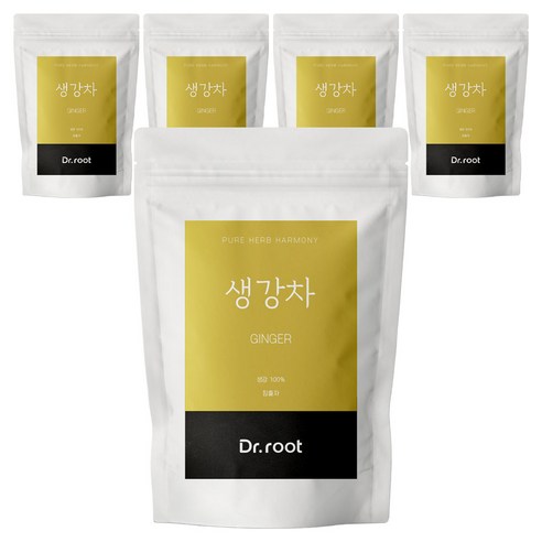 닥터루트 생강 삼각티백, 1.2g, 25개입, 5개