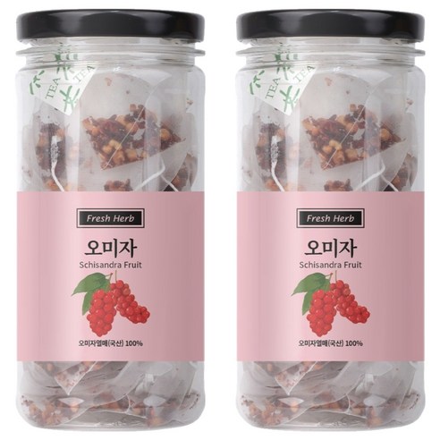 신선약초 오미자차 삼각티백, 1g, 20개입, 2개