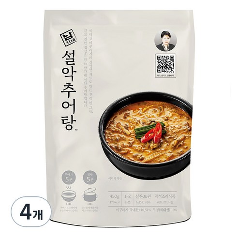 남가네설악추어탕, 450g, 4개
