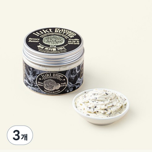 [로켓프레시] 룩트 트러플 버터, 80g, 3개