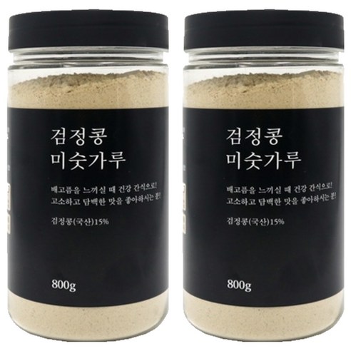 태평선식 검정콩 미숫가루 PET, 800g, 2개