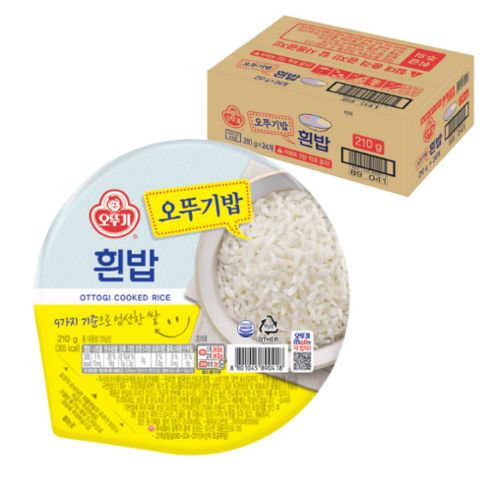 오뚜기 맛있는 오뚜기밥, 24개, 210g