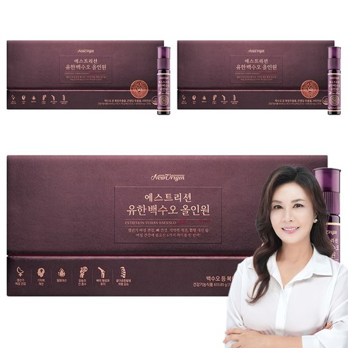 유한건강생활 에스트리션 유한백수오 올인원 30일분, 3개