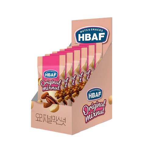 바프 넛츠앤스낵스 오리지널 믹스넛 30g x 6p