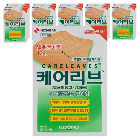일동제약 케어리브 멸균반창고 기본형, 12개입, 12개