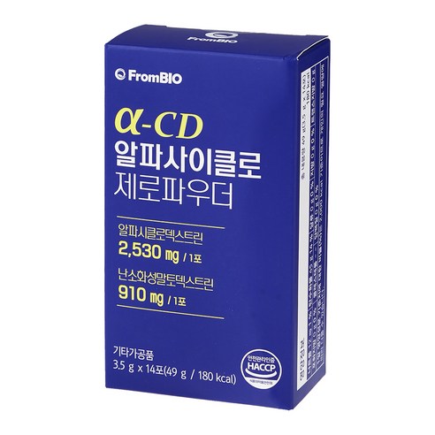 프롬바이오 알파CD 제로파우더 14p, 49g, 1개