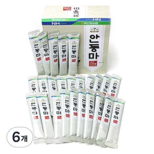 산약촌 안동 마가루 스틱형 25p, 250g, 6개